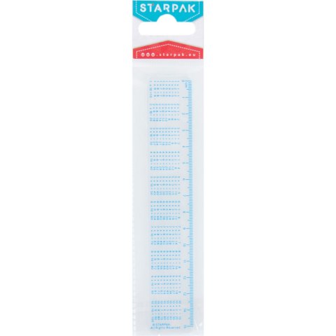 Linijka 15cm z tabliczką mnożenia STARPAK 163096 Linijka 15cm z tabliczką mnożenia STARPAK 163096