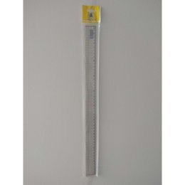 Linijka 50cm kratka przezroczysta w folii MIARKA