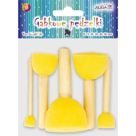 Pędzelki gąbkowe (5 szt.) PG-4392 ALIGA Pędzelki gąbkowe (5 szt.) PG-4392 ALIGA