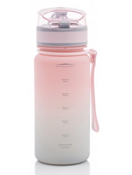 Bidon AQUA PURE pink/grey 400ml 511023001 ASTRA Bidon AQUA PURE pink/grey 400ml 511023001 ASTRA