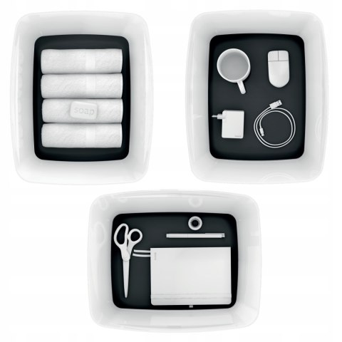 MyBox duży z pokrywką, biało-czarny LEITZ 52161095 MyBox duży z pokrywką, biało-czarny LEITZ 52161095