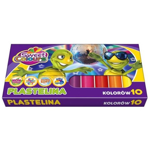 Plastelina 10 kolorów Sweet Colours KOMA-PLAST Plastelina 10 kolorów Sweet Colours KOMA-PLAST