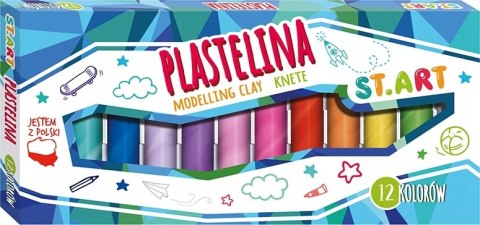 Plastelina ST.ART 12 kolorów St.Majewski Plastelina ST.ART 12 kolorów St.Majewski