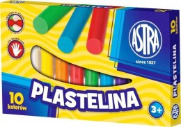 Plastelina szkolna dla dzieci zestaw 10 kolorów 83812902 ASTRA