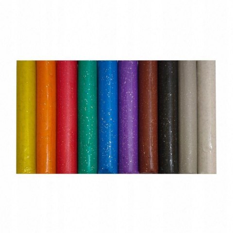 Plastelina z brokatem 10 kolorów Sweet Colours KOMA-PLAST Plastelina z brokatem 10 kolorów Sweet Colours KOMA-PLAST