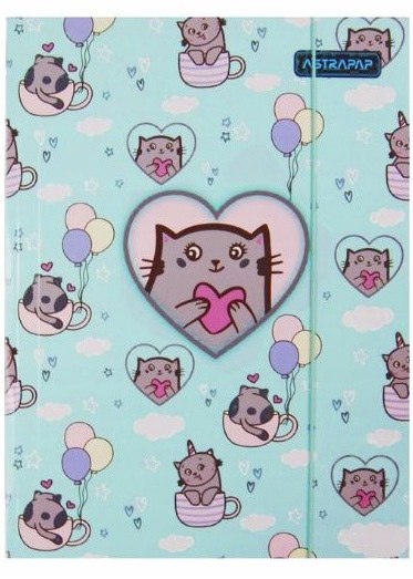 Teczka na dokumenty A4 z gumką PASTEL ANIMALS 108024001 ASTRA Teczka na dokumenty A4 z gumką PASTEL ANIMALS 108024001 ASTRA