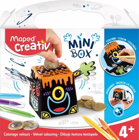 Zestaw MAPED CREATIV Mini Box kolorowa skarbonka 907013 Zestaw MAPED CREATIV Mini Box kolorowa skarbonka 907013