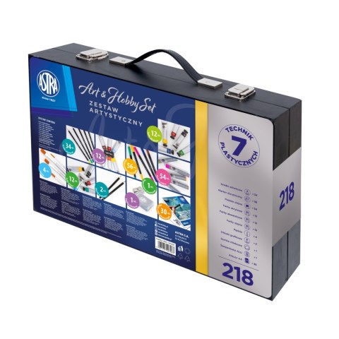 Zestaw artystyczny Art & Hobby Set w walizce 602124001 ASTRA Zestaw artystyczny Art & Hobby Set w walizce 602124001 ASTRA
