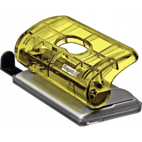 Dziurkacz mini RAPID COLOUR"ICE FC5 żółty 5001329 Dziurkacz mini RAPID COLOUR"ICE FC5 żółty 5001329