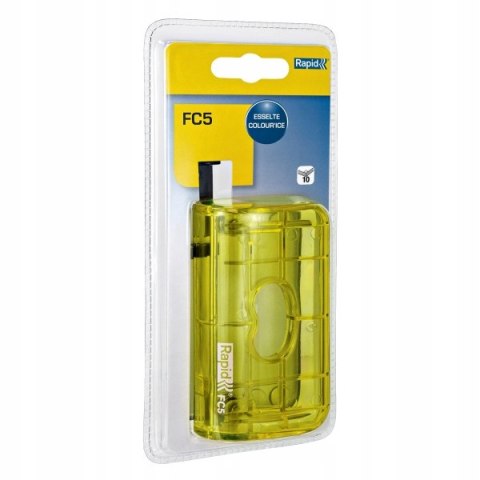 Dziurkacz mini RAPID COLOUR"ICE FC5 żółty 5001329 Dziurkacz mini RAPID COLOUR"ICE FC5 żółty 5001329