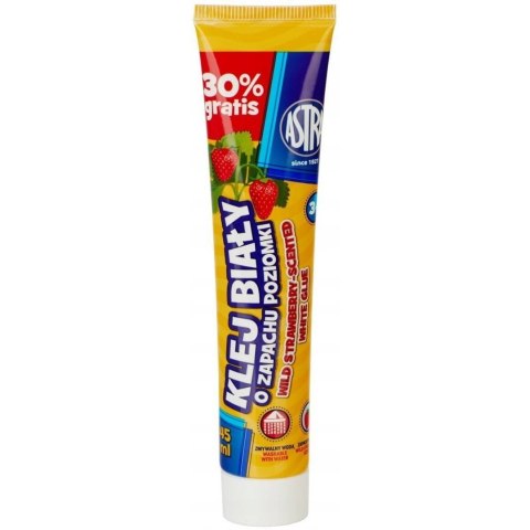 Klej biały zapachowy 45 ml - poziomka 401118003 ASTRA Klej biały zapachowy 45 ml - poziomka 401118003 ASTRA