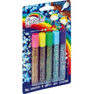 Klej brokatowy konfetti FIORELLO GR-KK13 B5 5kol 170-2231