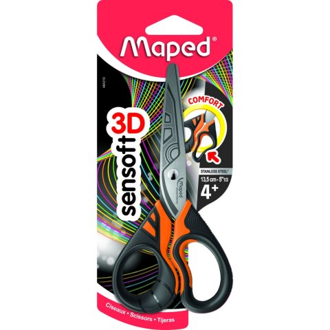 Nożyczki SENSOFT FLUO 13cm MAPED 484310 Nożyczki SENSOFT FLUO 13cm MAPED 484310