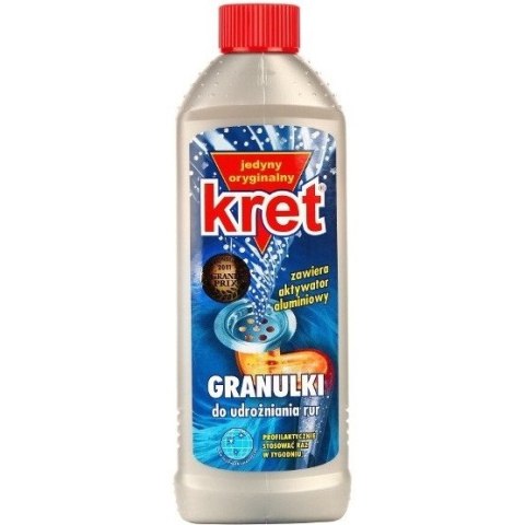 Granulki do udrażniania rur KRET 560g Granulki do udrażniania rur KRET 560g