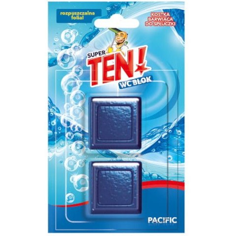 Kostka do WC SuperTEN! Pacyfik 2x45g Kostka do WC SuperTEN! Pacyfik 2x45g