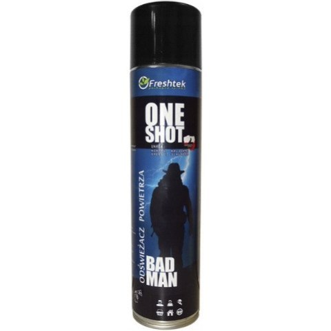 Odświeżacz powietrza/Nautralizator zapachów ONE SHOT 600ml BAD MAN Odświeżacz powietrza/Nautralizator zapachów ONE SHOT 600ml BAD MAN