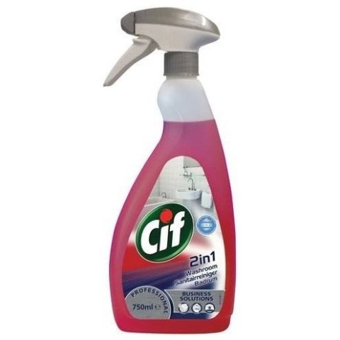 Płyn do mycia łazienek CIF 750 ml Washroom 2in1 7518677 PROFESSIONAL Płyn do mycia łazienek CIF 750 ml Washroom 2in1 7518677 PROFESSIONAL