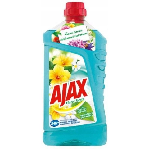 Płyn do mycia podłóg AJAX Floral Fiesta 1l Lagun Flowers (niebieski) Płyn do mycia podłóg AJAX Floral Fiesta 1l Lagun Flowers (niebieski)