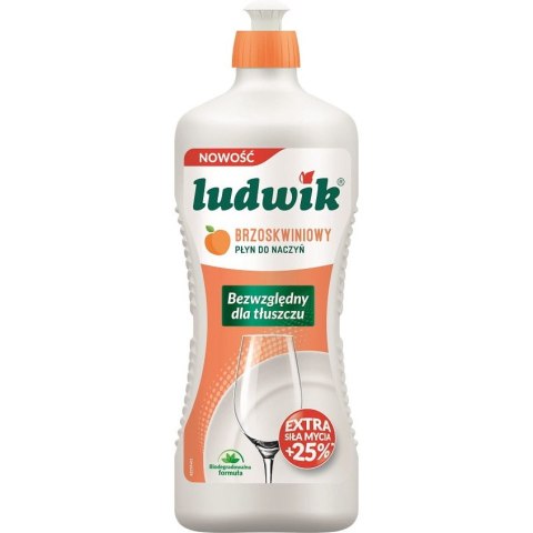 Płyn do naczyń LUDWIK 900g brzoskwinia Płyn do naczyń LUDWIK 900g brzoskwinia