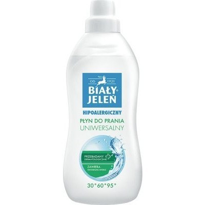 Płyn do prania hipoalergiczny 1L BIAŁY JELEŃ uniwersalny Płyn do prania hipoalergiczny 1L BIAŁY JELEŃ uniwersalny