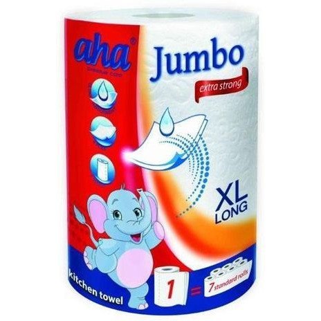 Ręcznik AHA JUMBO 2w XL Long 100% celuloza 150 listków 28,50m Ręcznik AHA JUMBO 2w XL Long 100% celuloza 150 listków 28,50m