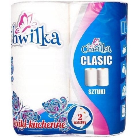 Ręcznik kuchenny (2 sztuki) CHWILKA Clasic 22,5x20cm 10m 2 warstwy Ręcznik kuchenny (2 sztuki) CHWILKA Clasic 22,5x20cm 10m 2 warstwy