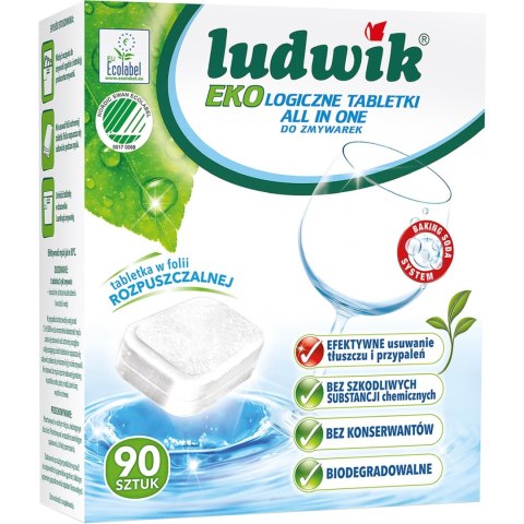 Tabletki do zmywarki LUDWIK eko (90 tabletek) ALL IN ONE 231654