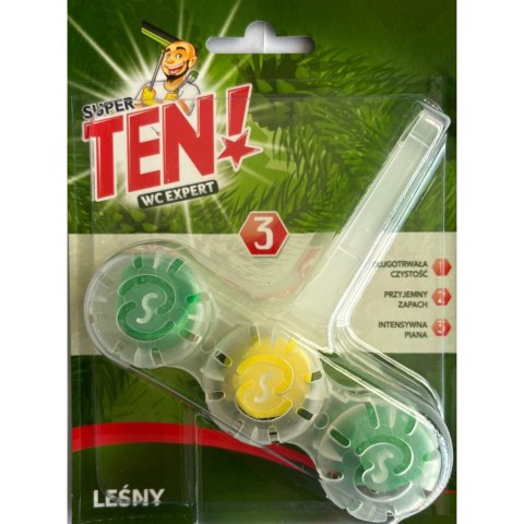 Zawieszka do WC Super TEN! 40g Leśna Zawieszka do WC Super TEN! 40g Leśna