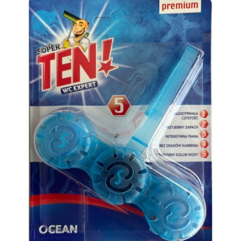 Zawieszka do WC Super TEN! 40g Morska Zawieszka do WC Super TEN! 40g Morska