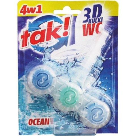 Zawieszka do WC kulki 3d 40g ocean TAK! Zawieszka do WC kulki 3d 40g ocean TAK!