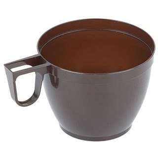 Filiżanka plastikowa brązowa 160ml (opakowanie 50szt) Filiżanka plastikowa brązowa 160ml (opakowanie 50szt)