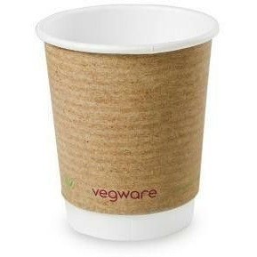 Kubek papierowy dwuwarstwowy 250ml (25szt.) 8oz 100% biodegradowalny VDW-8-GR VEGWARE Kubek papierowy dwuwarstwowy 250ml (25szt.) 8oz 100% biodegradowalny VDW-8-GR VEGWARE