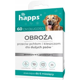Obroża przeciw pchłom i kleszczom dla dużych psów HAPPS