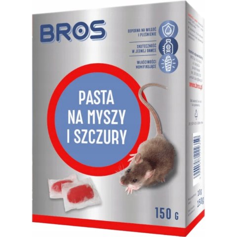 Pasta na myszy i szczury 150g BROS Pasta na myszy i szczury 150g BROS