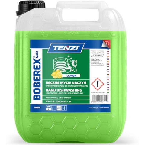 Płyn TENZI BOBEREX MAX LEMON do ręcznego mycia naczyń zapach cytrynowy 5L (SP-75/005) Płyn TENZI BOBEREX MAX LEMON do ręcznego mycia naczyń zapach cytrynowy 5L (SP-75/005)