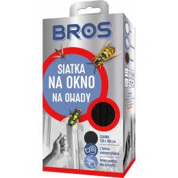Siatka na okno 130x150 - czarna BROS