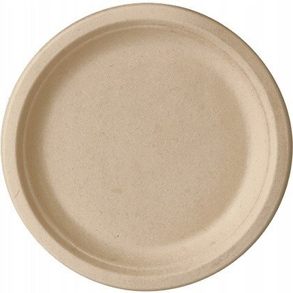 Talerz z trzciny cukrowej śr.23cm(50szt) naturalny PURE 86289/89866 PAPSTAR Talerz z trzciny cukrowej śr.23cm(50szt) naturalny PURE 86289/89866 PAPSTAR