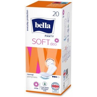 Wkładki BELLA PANTY (20 sztuk) Soft Deo Wkładki BELLA PANTY (20 sztuk) Soft Deo