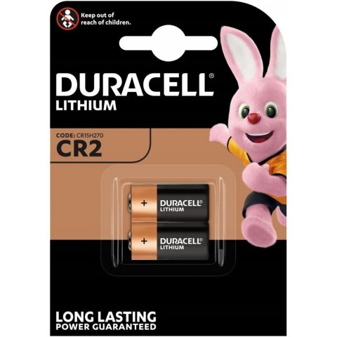 Bateria DURACELL Lithium CR2/DLCR2/EL1CR2/CR15H270 litowa foto blister (2szt) Bateria DURACELL Lithium CR2/DLCR2/EL1CR2/CR15H270 litowa foto blister (2szt)