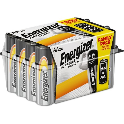 Bateria ENERGIZER Alkaline Power AA/LR6 alkaliczna FAMILY PACK (24szt) Bateria ENERGIZER Alkaline Power AA/LR6 alkaliczna FAMILY PACK (24szt)