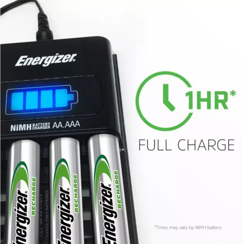 Ładowarka do akumulatorków ENERGIZER 1HOUR + 4xAA/HR6 2300mAh Ładowarka do akumulatorków ENERGIZER 1HOUR + 4xAA/HR6 2300mAh
