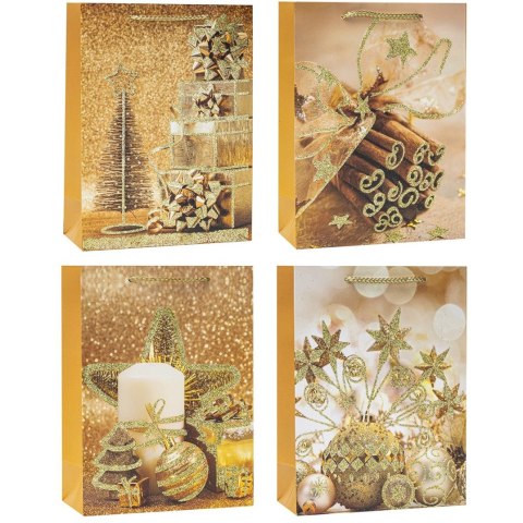Torebka ozdobna TBN-23092-GL-A4 26x32x10cm (12szt) ROZETTE Torebka ozdobna TBN-23092-GL-A4 26x32x10cm (12szt) ROZETTE