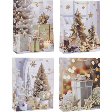 Torebka ozdobna TBN-24202-GL-A5 18x23x8cm (12szt) ROZETTE Torebka ozdobna TBN-24202-GL-A5 18x23x8cm (12szt) ROZETTE