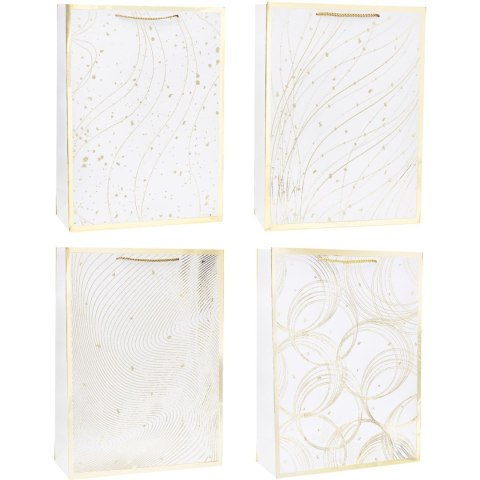 Torebka prezentowa 26x32x10cm TG-23065-HS-A4 ROZETTE Torebka prezentowa 26x32x10cm TG-23065-HS-A4 ROZETTE
