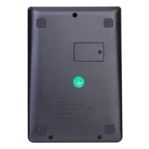 Kalkulator 12-pozycyjny czarny M01320 DELI Kalkulator 12-pozycyjny czarny M01320 DELI
