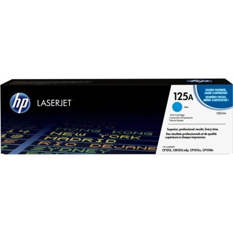 Toner HP 125A (CB541A) niebieski 1400str LaserJet CP1215 Toner HP 125A (CB541A) niebieski 1400str LaserJet CP1215