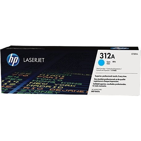 Toner HP 312A (CF381A) niebieski 2400str MFP M476 Toner HP 312A (CF381A) niebieski 2400str MFP M476