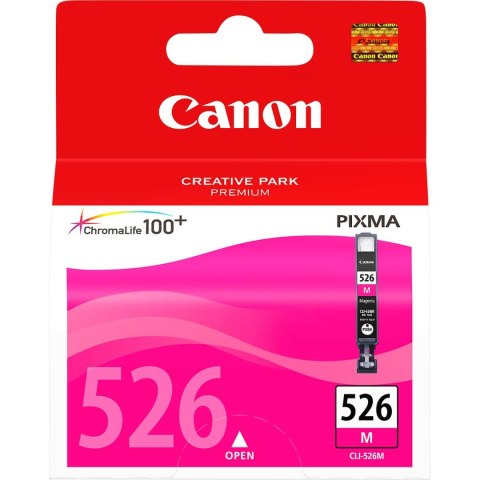 Tusz CANON (CLI-526M/4542B001) purpurowy 500str IP4850/MG5150/5250 Tusz CANON (CLI-526M/4542B001) purpurowy 500str IP4850/MG5150/5250