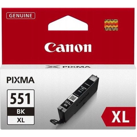 Tusz CANON (CLI-551BK XL/6443B001) czarny 1100str Tusz CANON (CLI-551BK XL/6443B001) czarny 1100str