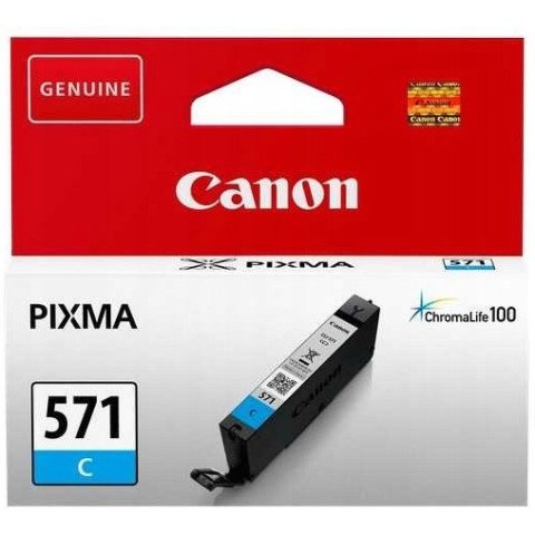 Tusz CANON (CLI-571C/0386C001) niebieski 311str Tusz CANON (CLI-571C/0386C001) niebieski 311str